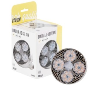 Bombilla LED E27 35W 2.800Lm 6000ÂºK PAR30 Ventilador 40.000H