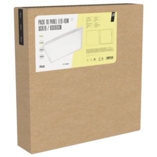 10-pack LED panels  - Modular 600x600 40W 6000 K