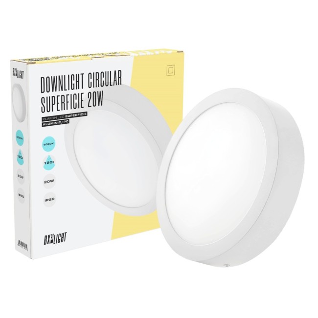 LED ceiling light 20W 2000Lm  4200ºK Circular 40.000H