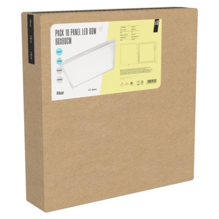 Pack 10 Panel Led  - Modular 600x600 60W 4000 K