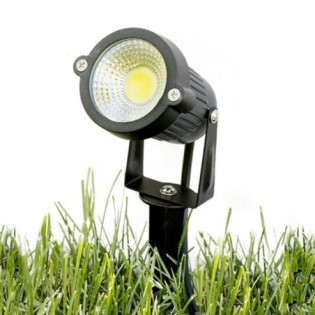 Foco LED Jardines 5W  421Lm 3000ÂºK Pincho 40.000H