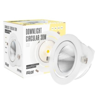 Foco Downlight LED 30W  3000Lm 6000ºK Orientable UGR17 50.000H
