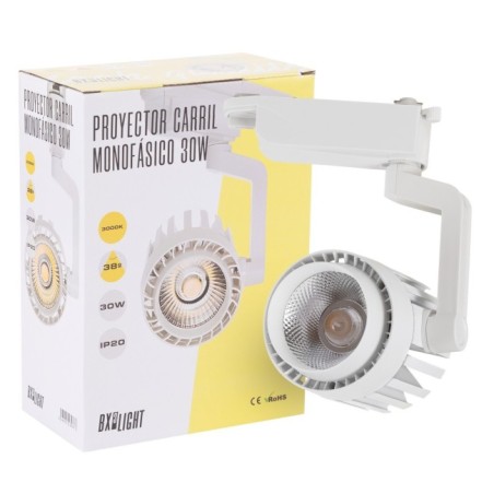 LED Track Light 30W 2.210Lm 4200ºK 40.000H