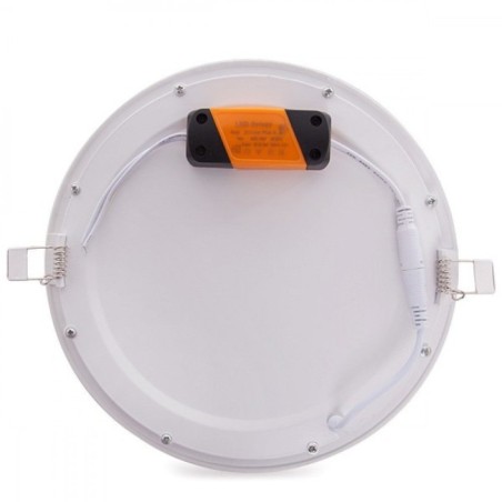 Placa LED 20W 1.600Lm 6000ÂºK Circular 40.000H