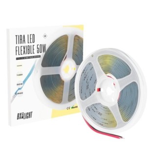 Tiras de Led Flexible 50W IP20 3000 K 24 VDC  5 m. [BX3-COB-320-24DC-WW]