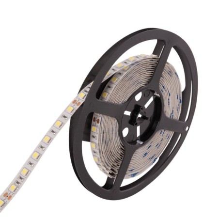 Natural white LED strip 300 x SMD5050 14,4W/M 24VDC IP20 5M x 5M