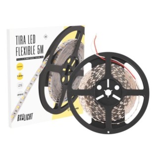 Tira LED 300 x SMD5050 14,4W/M 24VDC IP20 5M x 5M-Blanco Natural