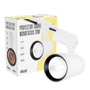 LED track spotligh 30W 2.700Lm CRI85 6000ºK 40.000H