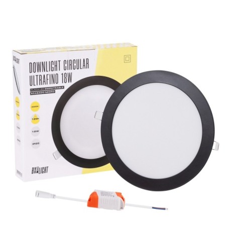 Placa LED 18W 1380Lm  4200ÂºK Circular 40.000H