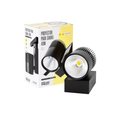 Foco de Carril LED  40W 3600Lm CRI90 4200ÂºK TrifÃ¡sico UGR17 50.000H