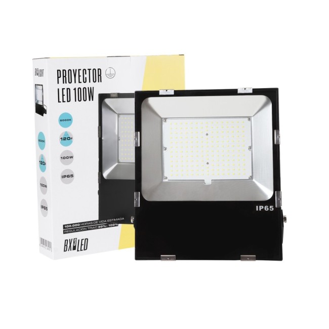 Proyector Led -  Foco  100W IP65 6000 K Reg. TRIAC