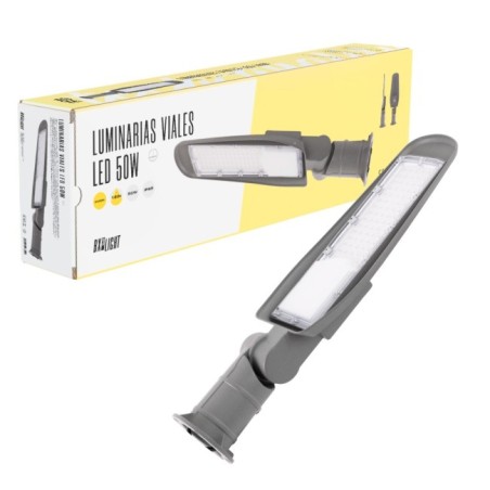 LED streetlight 50W 5.000Lm 3000K IP65 PRO 50.000H