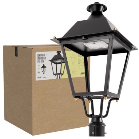 Luminaria LED 40W 5.600Lm 6000ÂºK LED Villa IP66 CREE Driver Inventronics 100.000H