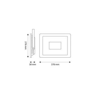 Foco Proyector LED 200W 24000Lm 6000ÂºK IP66 Regulable 60.000H