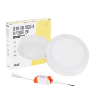 LED Panel Light 12W 870Lm  3000ºK Circular 40.000H