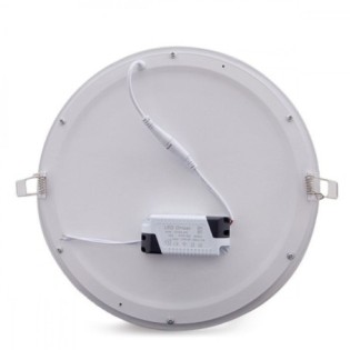 Placa LED 25W 2.000Lm 6000ÂºK Circular 40.000H
