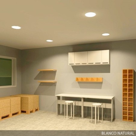 Placa LED 25W 2.000Lm 6000ÂºK Circular 40.000H