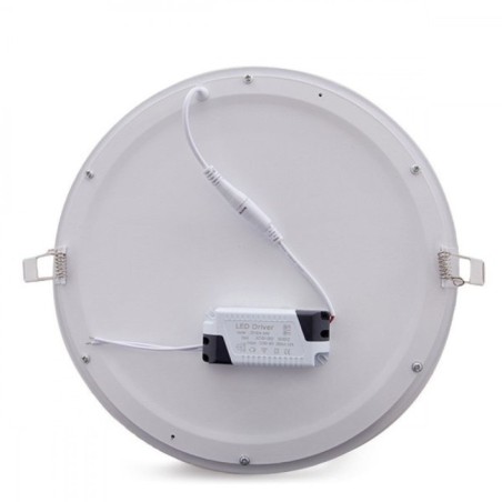 Placa LED 25W 1872Lm  3000ÂºK Circular 40.000H