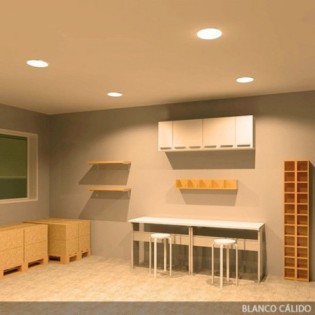 Placa LED 25W 1872Lm  3000ÂºK Circular 40.000H