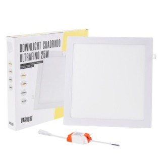 Placa LED 25W 2180Lm  4200ÂºK Cuadrada 40.000H