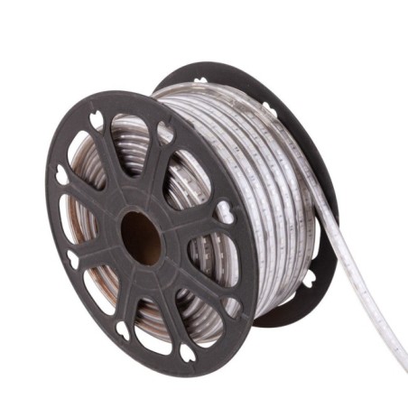 Tira de 60 LEDs/M 500W 42.000Lm 4200ÂºK SMD5050 220VAC IP65 x50M 40.000H