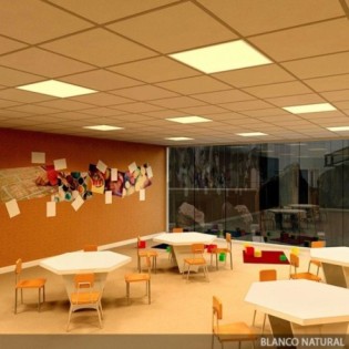 Panel LED Superslim 36W 3.623Lm 6000ÂºK 60x60Cm UGR19 Marco Blanco 40.000H