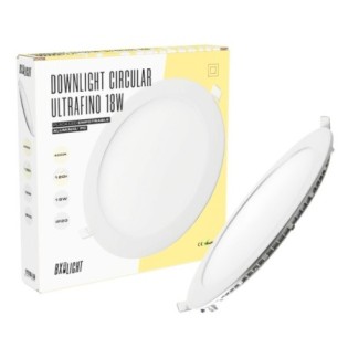 Placa LED 18W 1318Lm  3000ÂºK Circular 40.000H