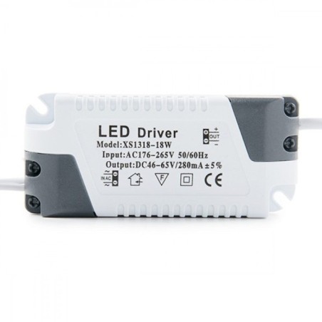 Placa LED 18W 1350Lm  3000ÂºK Cuadrada 40.000H