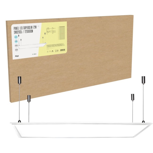 Superslim Modular LED panel 1200x600 72W 6000 K