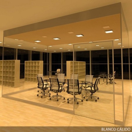 PlafÃ³n LED 24W 1778Lm  6000ÂºK Cuadrado 40.000H