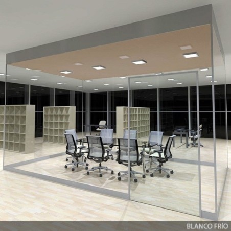 PlafÃ³n LED 24W 1778Lm  3000ÂºK Cuadrado 40.000H