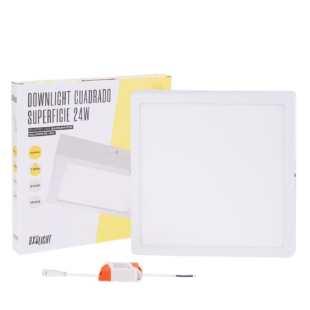 PlafÃ³n LED 24W 1778Lm  3000ÂºK Cuadrado 40.000H