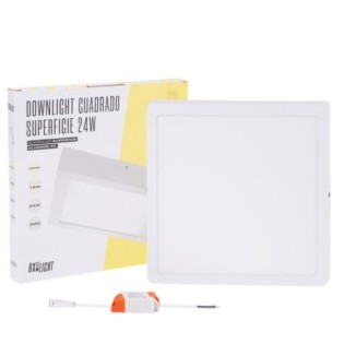 PlafÃ³n LED 24W 1778Lm  3000ÂºK Cuadrado 40.000H