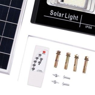 Solar LED Projector with Remote Control 30W 6500K Panel: 6V/6W