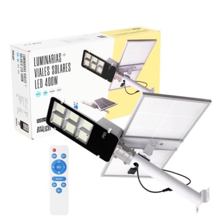 Solar Street Lights - Public Lighting - LED Lamp Posts - Urban and Residential Areas 400W IP65 6000K