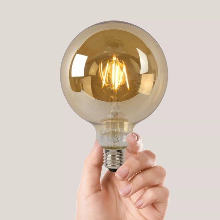 copy of LED-Dämmerungsglühbirne E27 Amber G95 (4W)