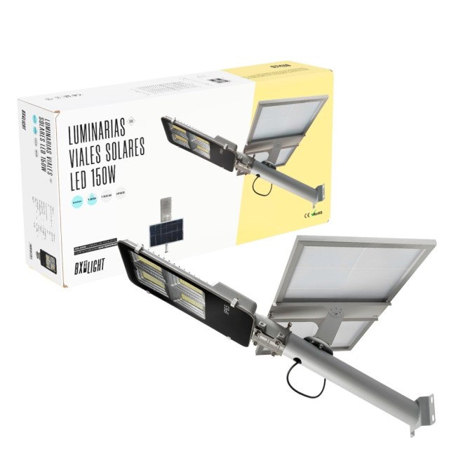 LED Street Light 150W 7,500Lm 6000K IP65 Solar Sensor 40,000H