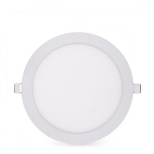 Placa LED 12W 805Lm  3000ÂºK Circular 40.000H
