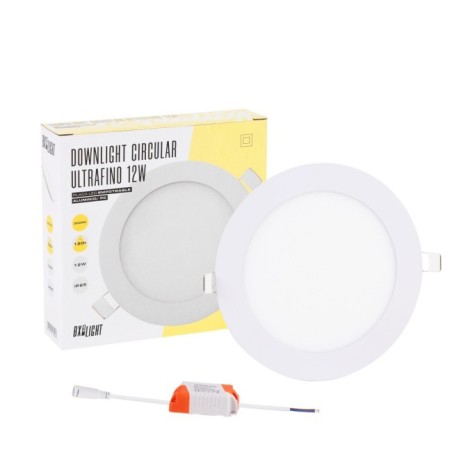 Placa LED 12W 860Lm  4200ÂºK Circular 40.000H