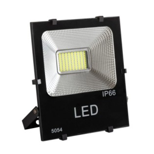 LED Spotlight 50W 5,000Lm 6000K Solar Sensor 50W + Remote Control Panel 6V/15W 40,000H