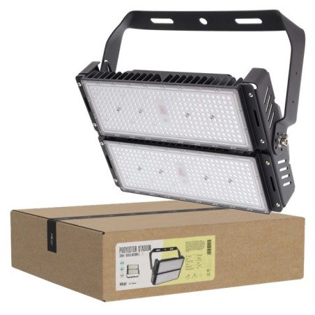 500W LED Stadium Floodlight 75,000Lm Meanwell Driver 1-10V IP65 Philips 3030 100,000H