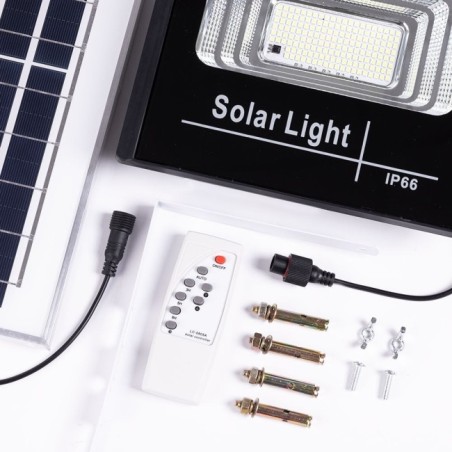Proyector LED Solar 65W 6500K Panel: 6V/8W BaterÃ­a: 3,2V/5000MaH Control Remoto