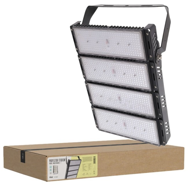 LED Projector Spotlight 1000W Stadium 150000Lm Meanwell Driver 1-10V IP65 Philips 3030 100,000H