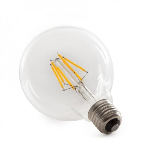 6W LED Bulb E27 432Lm 2000ºK G95 Filament 40,000H