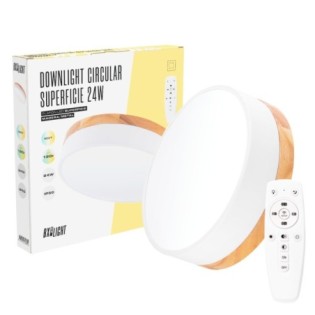 24W LED Ceiling Light 2493Lm with Remote and CCT Control