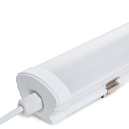Waterproof LED fixture 40W 3,600Lm 6,000ºK 120cm IP65 50,000H