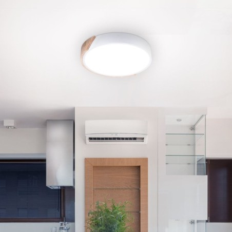 Veronica 18W 1800Lm Circular Bicolor LED Ceiling Light with Adjustable Color Temperature and 40,000H