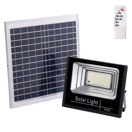 120W 6500K Solar LED Floodlight with 6V/15W Panel and 3.2V/8000mAh Battery