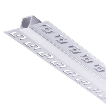 9mm Recessed Aluminum Profile for 1m LED Strip, IP25, CE Certified