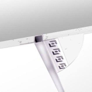 9mm Recessed Aluminum Profile for 1m LED Strip, IP25, CE Certified